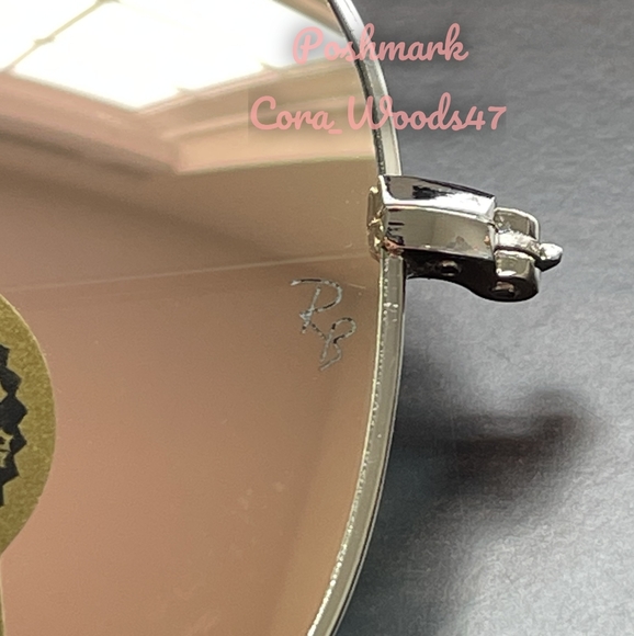 RayBan Aviator Pink Flash Lenses RB3025 Silver Frame 58 / 62 Unisex New - Picture 6 of 16